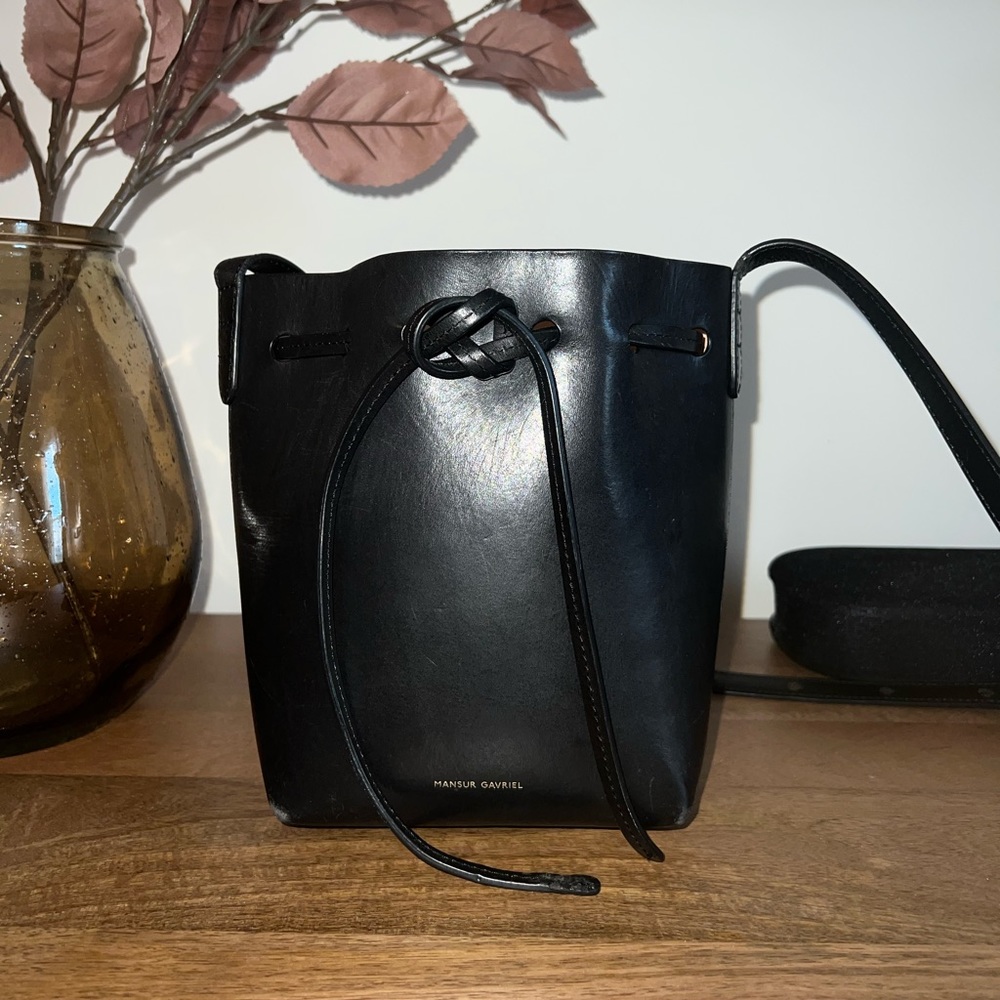 Mansur Gavriel Mini Mini Bucket Bag, Ballerina